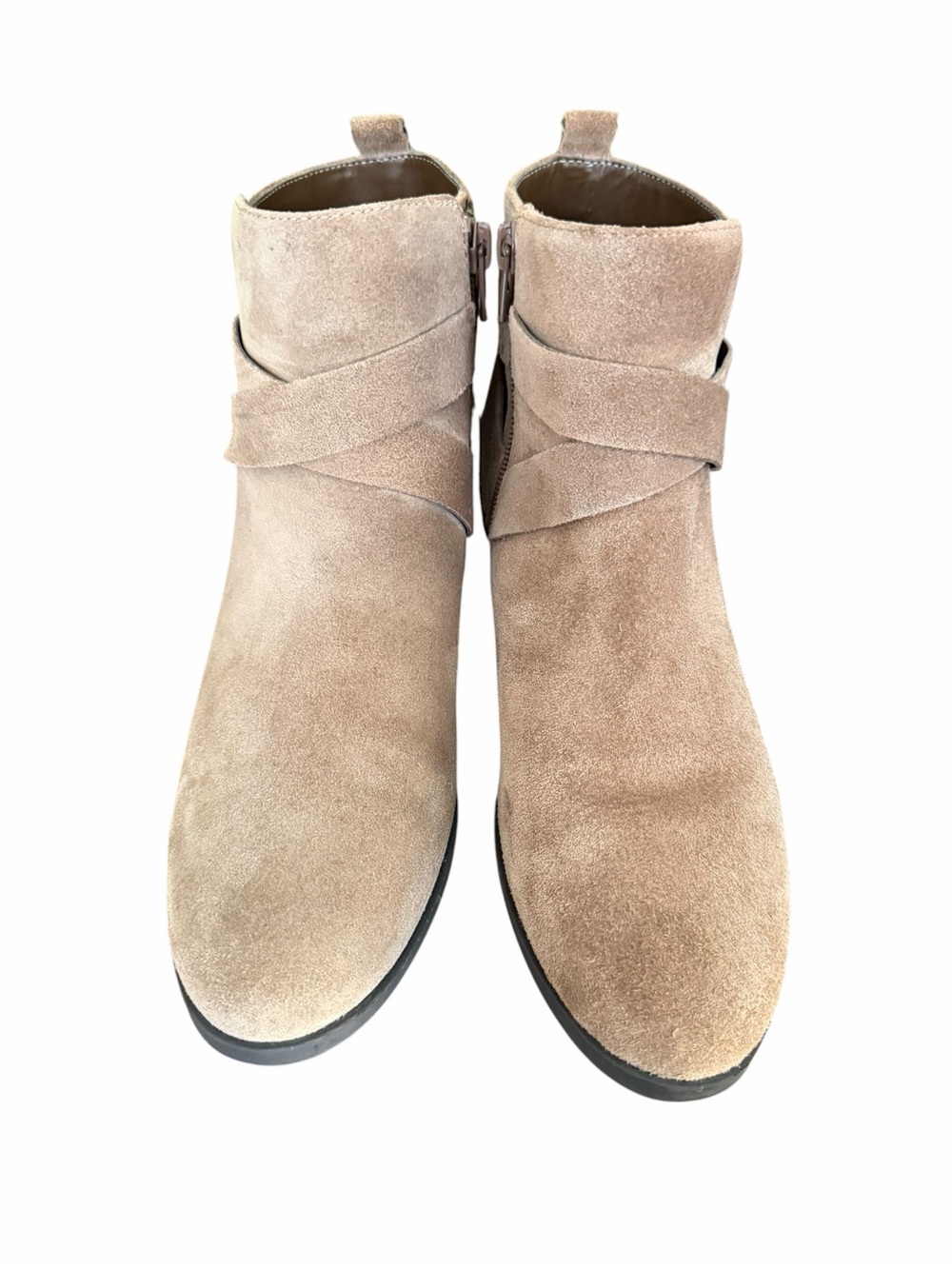 Anne Klein iflex Suede Leather Ankle Booties – Size 8 - Picture 3 of 8